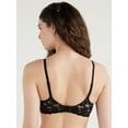 thumbnail image 4 of No Boundaries Women's Demi Underwire T-Shirt Bra with Sugarcup, Sizes 34A-40DD, 4 of 6