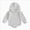 O34-Grey, variant on 12-18 Months Newborn Baby Boys And Girls Bodysuits Simple And Warm Hooded Bodysuits Pajamas Sleep & Play