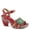 RED MULTI, variant on L'Artiste ASTARR Hand-Painted Leather Platform Heel Sandal