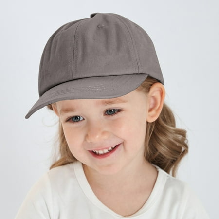 

nsendm Kids Boys Girls Outdoor Baseball Cap Toddlers Hat Adjustable Children Sun Hat For Boys Girls Sun Hats for Toddler Girls Hat Grey 2 Years