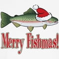 thumbnail image 3 of CafePress - Merry Fishmas Sweatshirt - Crew Neck Sweatshirt, 3 of 4