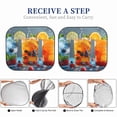 thumbnail image 6 of Fuzoiu Refreshing Fruit Infused Drinks Print Car Windshield Sunshade,Folding Front Windshield Sun Shade,for Most Car Sedan SUV Truck,Car Windshield Sunshade-Large, 6 of 6