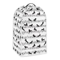 thumbnail image 2 of HELLHERO Easy to Install Dust Cover with Multifunctional Hand Strap 15.94"H x 9.45"L x 7.28"W, Puppy Music Pattern, 2 of 6