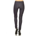thumbnail image 3 of Women's Cotton Blend Full Length Jeggings Stretchy Skinny Pants Jeans Leggings, 3 of 3