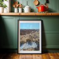 thumbnail image 6 of Cathedral Gorge - Photography Desert Landscape Scenic Nature Wilderness Winter Snow Black Framed Wall Art Print 5 x 7 inches, 6 of 8