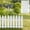 WH, variant on Garden Fence White Plastic Picket Fence for Lawn Edging Flower Bed Border Yard Decor Landscape Garden Border Decorative Fencing Outdoor Decor