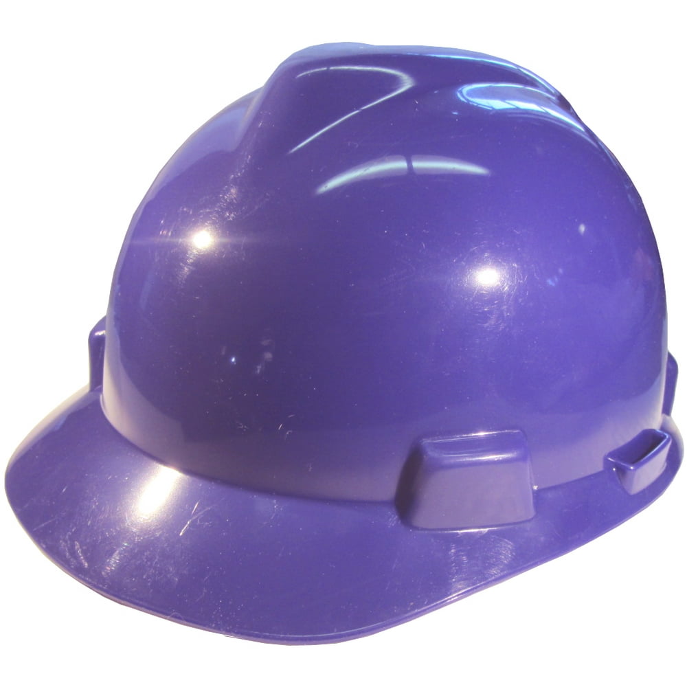 MSA VGard One Touch Suspensions Cap Style Hard Hats Purple Walmart