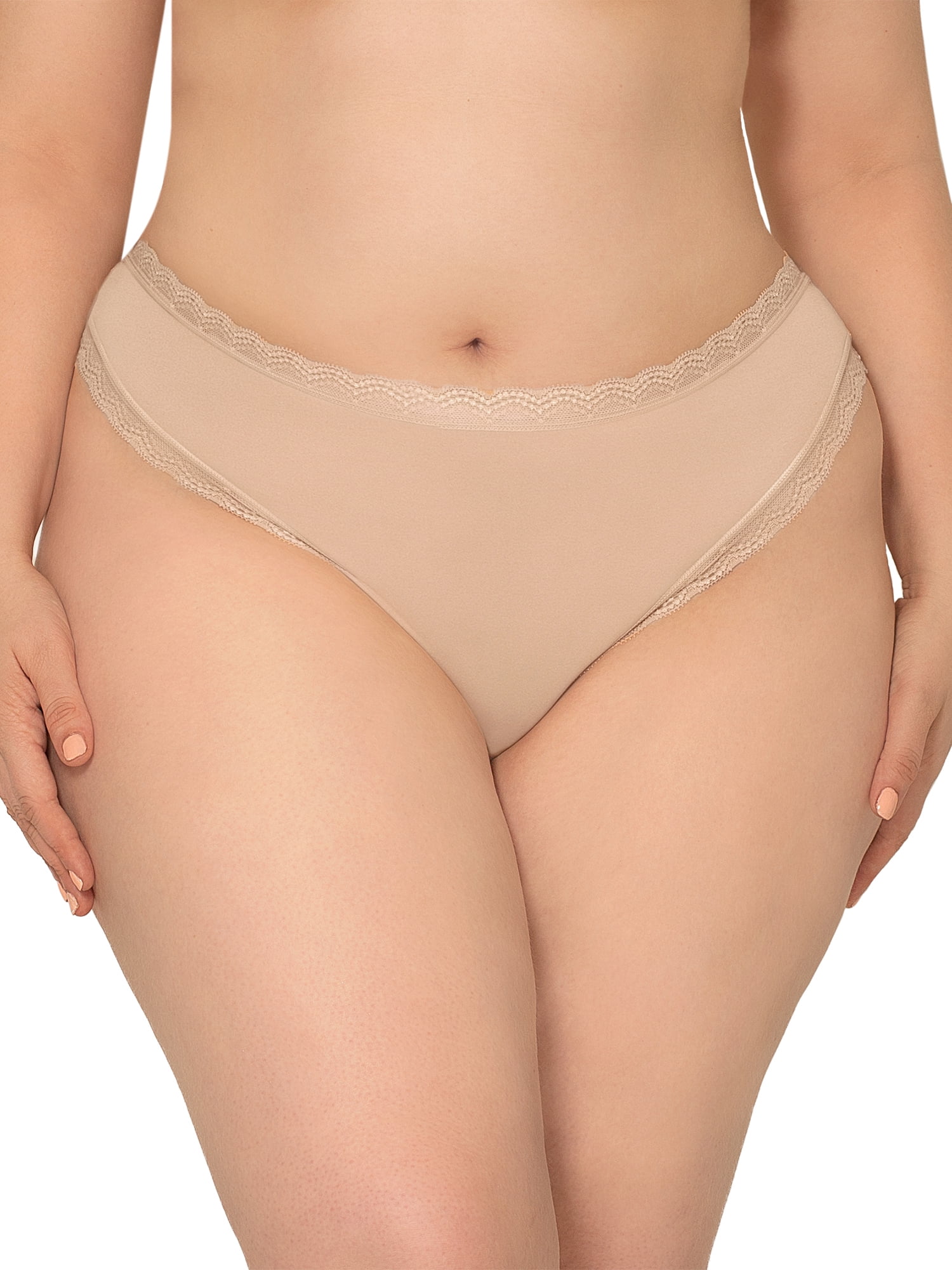 Smart & Sexy Women's Lace Trim Cheeky Panties, 2-pack, Style-SA1377