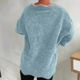 thumbnail image 6 of POROPL Women'S Plus Size Sweaters V-Neck Sweater Oversized Thick Knitted ,Midweight, Size S-5XL, 6 of 6