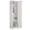 White, variant on Metal Broom Storage Cabinet, Narrow Cabinet with Hooks, 65" Slim Bathroom Storage Cabinet with Shelves, Heavy-Duty Cleaning Storage Cabinet for Utility Room, Gym, Office, Garage