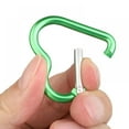 thumbnail image 4 of 20PCS Heart Shape Keychain Clips Mini Small Carabiner -Aluminum Durable Quick Release Auto Locking D-shape Spring Loaded Clip for for Home Rv Camping Fishing Hiking Traveling and Sports, 4 of 6