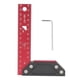 thumbnail image 1 of 150mm Double 45 Degree Woodworking Angle Ruler L Measurements Ruler for Carpenters Measuring and Marking, 1 of 5