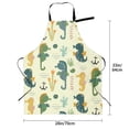 thumbnail image 5 of Lsque Seahorse Waterproof Apron Chef Aprons for Men Heavy Duty Chemical Work Apron Extra Long Grilling Aprons with Adjustable Bib Apron, 5 of 9