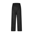 thumbnail image 6 of Babysbule Womens Loose Long Pants Fashion Women's Casual Waist Pants Keep Warm Solid Length Pants, 6 of 8