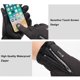 thumbnail image 5 of Guantes de invierno, guantes calefactados, guantes para la nieve, guantes para motocicleta, guantes de trabajo, guantes de esquí para niñas, guantes impermeables y cálidos, guantes de gamuza, L, gri, 5 of 5