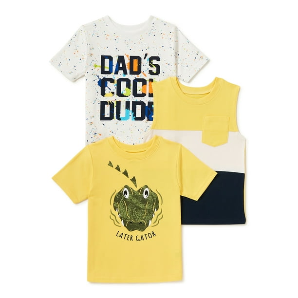 Garanimals Baby Boy & Toddler Boy TShirts & Tank Multipack, 3Pack, 12M5T