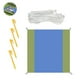 thumbnail image 4 of Rectángulo Impermeable Parasol Tela Oxford Playa Al Aire Libre Refugio Para El Sol Manta De Picnic Ligero Camping Rainfly Refugio Colores Surtidos Advancent HA026603-03, 4 of 7
