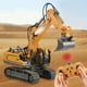 thumbnail image 5 of Excavadora De Control Remoto, Juguete De Excavadora A Escala 1/20 Con 11 Canales Y Luces, Efectos De Sonido, Vehículos De Construcción Eléctricos Rc De 2,4 Ghz Para Niños A Partir De 6 Años Muyoka Hogar, 5 of 7