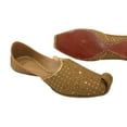 thumbnail image 4 of Sherwani Shoes for Men Wedding Handmade Punjabi Leather Jutti Ethnic Mojaris for Men's, 4 of 4