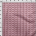 thumbnail image 4 of oneOone Cotton Cambric Pink Fabric Chritmas Snow Flakes Sewing Material Print Fabric By The Yard 56 Inch Wide, 4 of 4