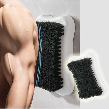Vacemry Back ScrubberShower Back Scrubber with Suction Cups for Wall Mount Soft Bristles for Cleaning and Massage TPE Material with Hanging Hook Easy to Rinse and Dry Bath Tool for Personal Care