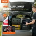 thumbnail image 2 of VEVOR Portable Water Storage Bladder 264 Gal PVC Collapsible Water Tank Black, 2 of 9