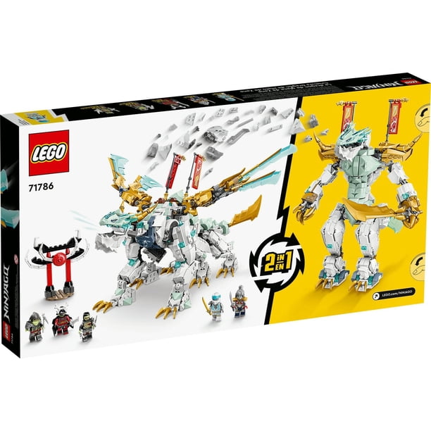 LEGO NINJAGO Zane's Ice Dragon Creature 71786 Buildable Ninja Toy
