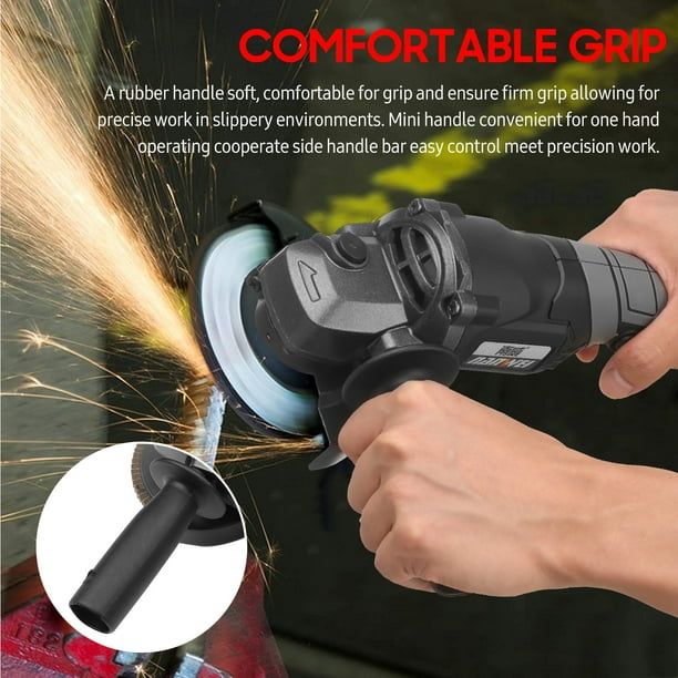 Amdohai 21V Brushless Angle Grinder Tool Mini Handheld Cordless