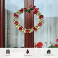 thumbnail image 4 of 1 pieza de metal, campana de Navidad, guirnalda para puerta, decoración colgante para el hogar, tienda, 4 of 5