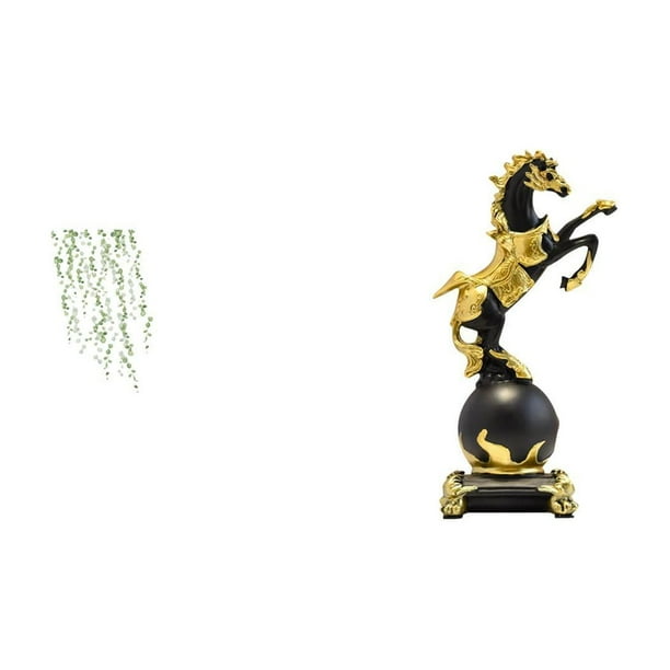 Adhesivo de pared,Vinilo decorativo de pared con enredaderas colgantes para dormitorio (DIY),Vinilo decorativo de hojas verdes para pared,ideal para la oficina.,Figura de escritorio,Estatua de