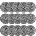thumbnail image 1 of Fregadora de lana de acero VOPTON, paquete de 15 unidades, para limpiar platos y ollas, 1 of 7