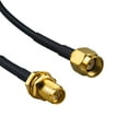 thumbnail image 2 of Extension Cord, Coaxial Cable Extender, RP-SMA Male to RP-SMA Female RF Coax Cable for 4G GPS Mobile Wireless Network Router WiFi Adapter Security Camera, Black, 2 of 7