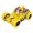 Yellow, variant on 360 Degree Rotating Stunt Tumbling Car Friction Powered Double-Sided Dump Truck Off-Road Inertia Vehicle Toy for Family Living Room Racing Game