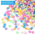 thumbnail image 3 of Uxcell 50g Fake Sprinkles, Faux Sprinkles Clay Sprinkles Five-pointed Star, Mixed Colors, 3 of 6