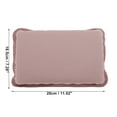 thumbnail image 3 of Unique Bargains 1 Pc Rectangle Style Bath Pillow for Head and Neck 11.02"x7.28"x1.97" Pink, 3 of 6