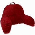 thumbnail image 1 of Oreiller d'Appui-lit en Microsuède - Rouge - Oreiller d'Appui-lit pour Lecture, 1 of 1