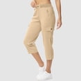 thumbnail image 4 of WILLBEST Pantalones Casuales de Mujer, de Cintura Alta, Anchos y Modernos, con Cordón Elástico, Cómodos y Largos con Bolsillos para Uso Diario. Grande, 4 of 8