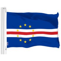 G128 Cape Verde Cape Verdean Flag | 3x5 Ft | LiteWeave Pro Series Printed 150D Polyester | Country Flag, Indoor/Outdoor, Vibrant Colors, Brass Grommets