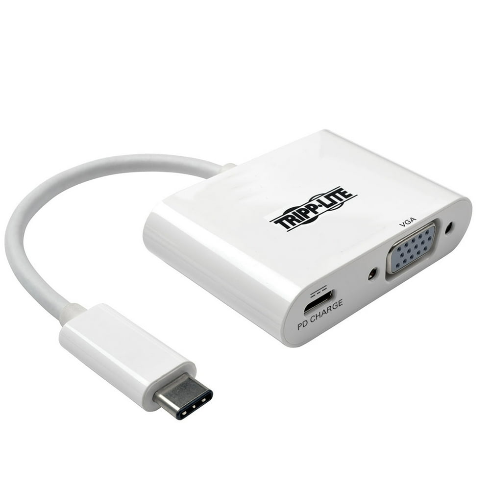 Tripp Lite USB 3.1 Gen 1 USBC to VGA Adapter with USBC PD Charging