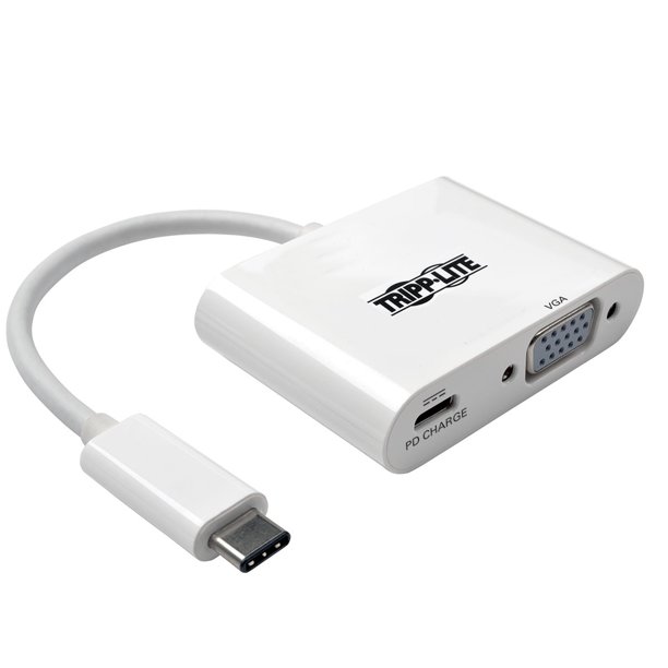 Tripp Lite USB 3.1 Gen 1 USBC to VGA Adapter with USBC PD Charging