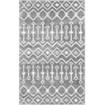 thumbnail image 2 of Unique Loom Moroccan Trellis Collection Area Rug - Mamounia (3' 3" x 5' 3" Rectangle Gray/Ivory), 2 of 6