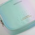 thumbnail image 3 of Gradient Preppy Makeup Bag Small Travel Cosmetic Bags for Women Girls Zipper Pouch Toiletry Bag Organizer Waterproof Cute (Rainbow Green), 3 of 8