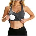 thumbnail image 2 of Xdegoge Womens Ribbed Workout Crop Tank Tops With Built In Bra Removable Pads Athletic Sleeveless Gym Yoga Shirts Fitness Activewear Casual Lounge Tees Tops, 2 of 6