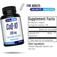 thumbnail image 6 of We Like Vitamins CoQ10 Supplement 200 mg Coenzyme Q10 Antioxidant 200 Capsules, 6 of 7
