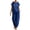 Blue, variant on Women's 2 Piece Outfits Sleeveless Hoodie Drawstring Top Jogger Pants Casual Relaxed Loose Fit Summer Loungewear Vacation Workout Set with Pockets