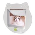 thumbnail image 1 of Cat Exterior Door, Weather Resistant Wide Opening Dog Door 2 Way Transparent  for Cats, 1 of 7