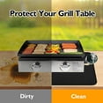 thumbnail image 3 of Heat Resistant Mats for Countertop and Grill Table, Fireproof Outdoor Grill, Portable Charcoal Gas Pizza Oven Compatible with , Ninja 24x31x0.02in,, 3 of 4
