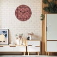 thumbnail image 2 of Wall Clock Spring Flowers Clocks PVC Silent Non-Ticking Battery Operated Decorative Red Retro Floral Bird Round Clock for Home Living Room Kitchen Bedroom Office School Wall Decor 10 Inch, 2 of 9