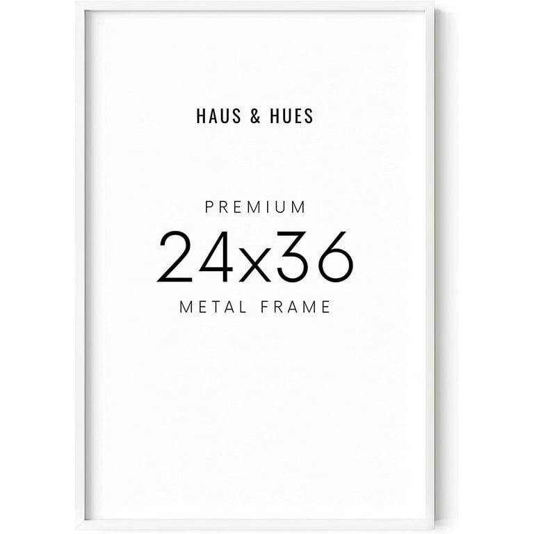 ArtToFrames 16 x 24 White Picture Frame, 16x24 inch White Wood Poster  Frame (WOM-4443) 