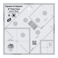 thumbnail image 2 of Square on Square 8" Trim Tool, Bonus 4" Block - Creative Grids, 2 of 2